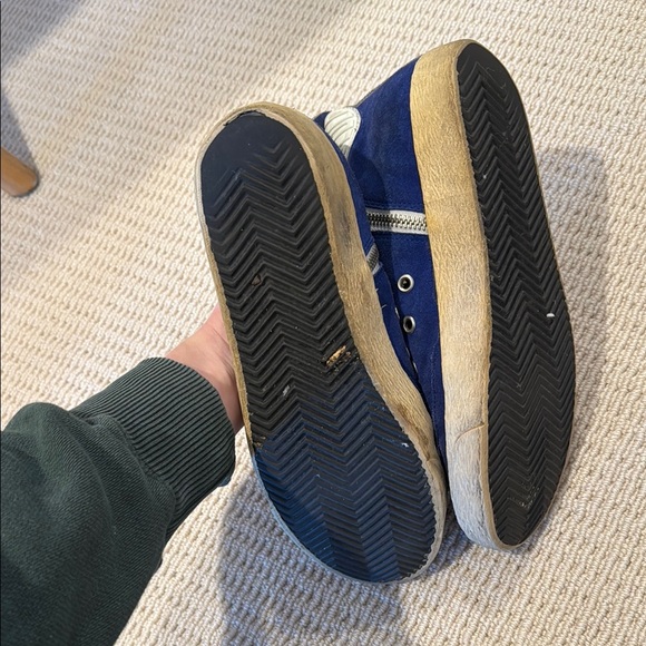 Golden Goose Blue and Red Women's Sneakers - Picture 5 of 7